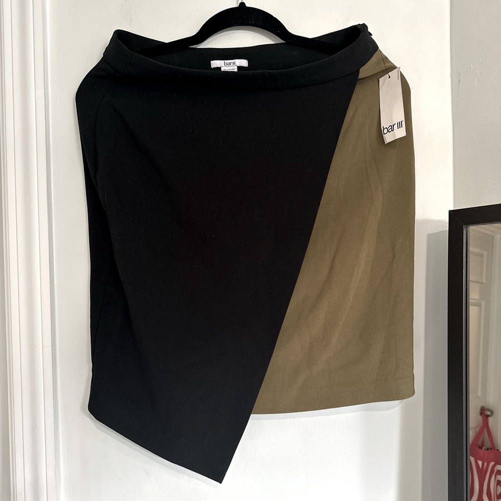 Gorgeous” Bar III “ Black/Green Taipei Combo Skirt